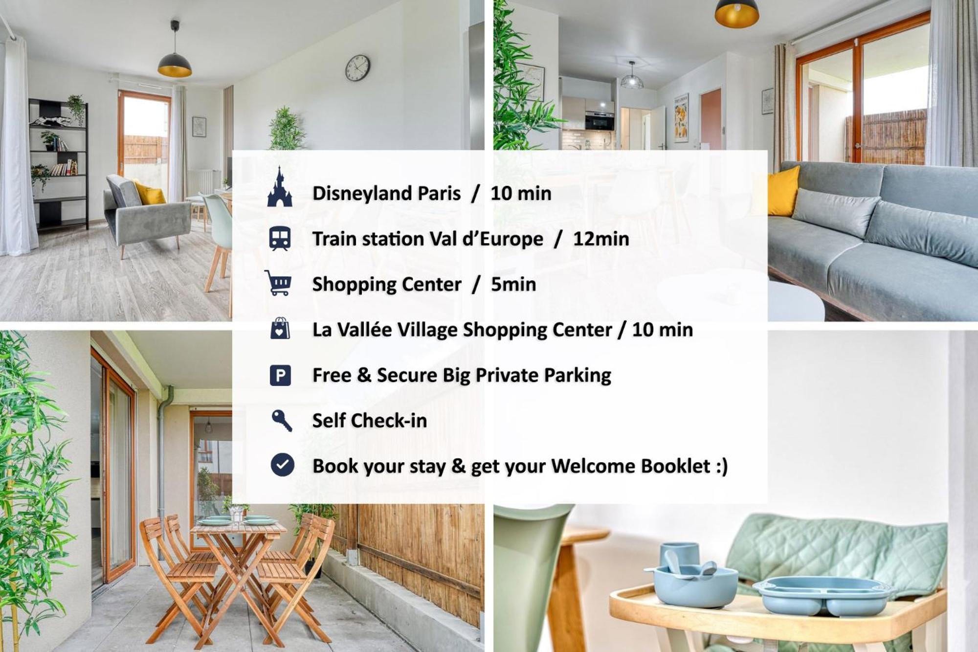 Bella Notte - 10 Min From Disneyland, Free Parking, Self Check-In, 7 Pers Монтеврен Екстериор снимка